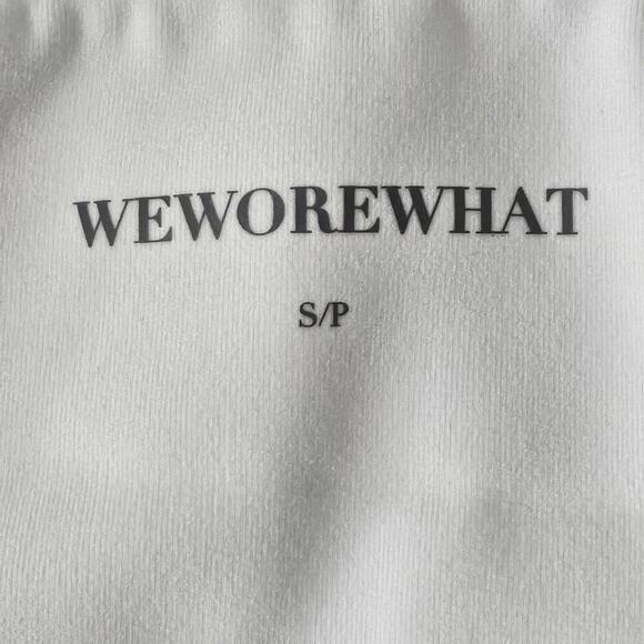 2/$50 WeWoreWhat Optic White Sport Cami Size S | Minimalist Activewear Top - Picture 5 of 8